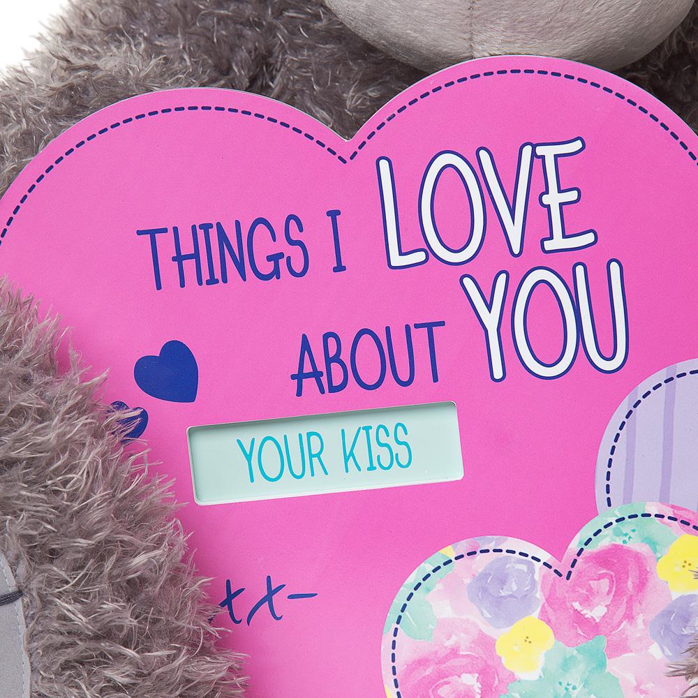 28" Things I Love About You Spinner Me to You Bear Extra Image 1